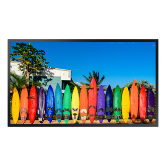 Outdoor Signage OM55B Front Black 