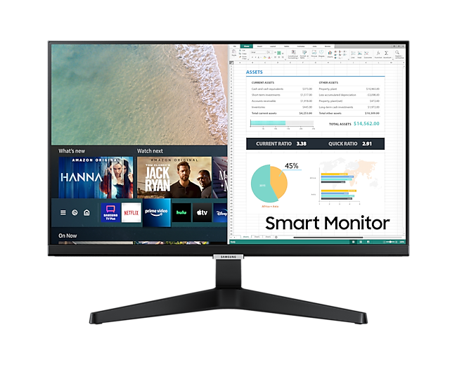 Monitor Plano 24 con Smart TV Apps Negro