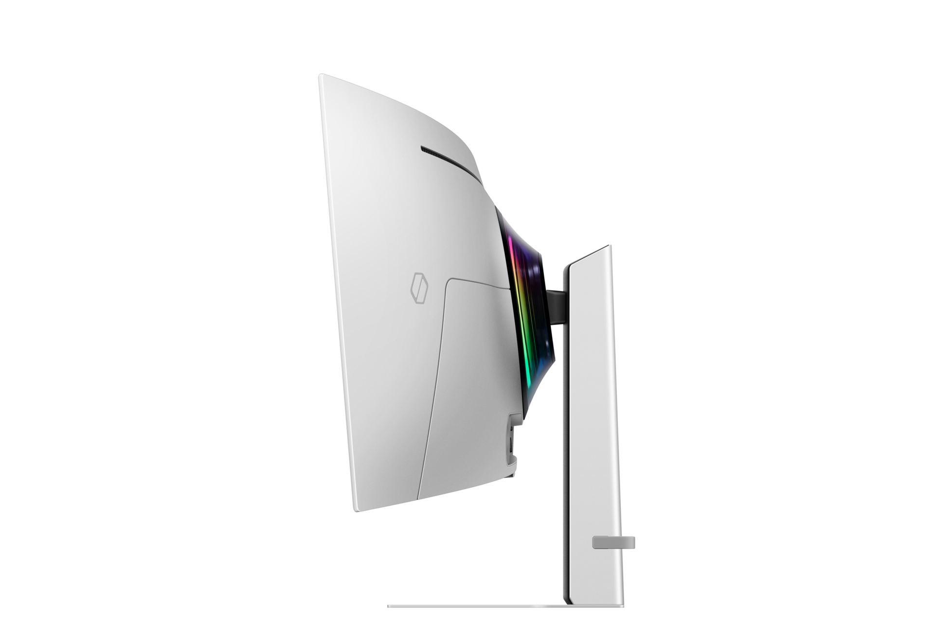 49" Odyssey OLED G9 G93SD DQHD 240Hz Gaming Monitor Tilt-Forward Silver 
