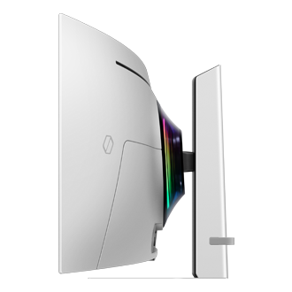 49" Odyssey OLED G9 G93SD DQHD 240Hz Gaming Monitor R-Side-Down Silver 