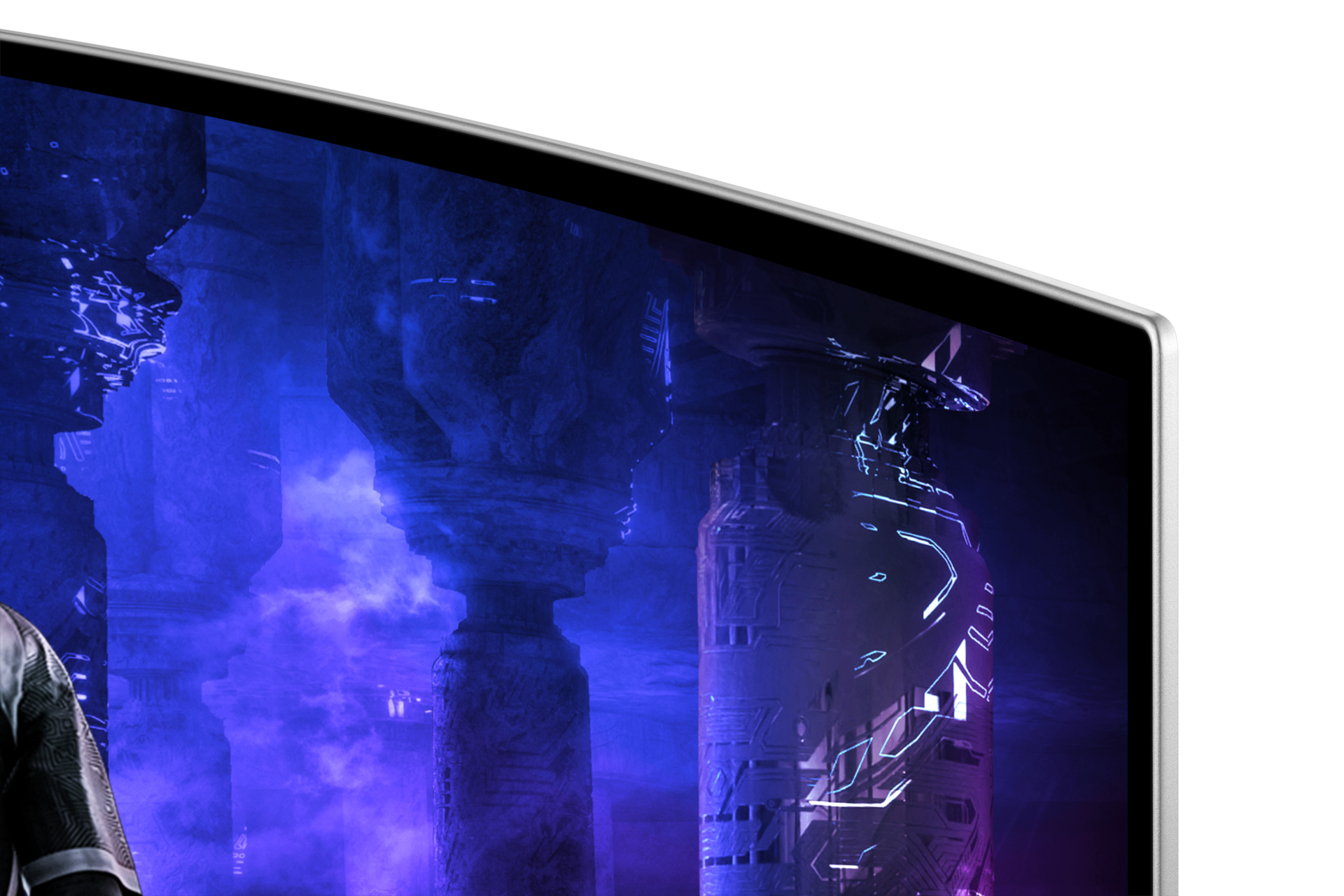 49" Odyssey OLED G9 G95SD DQHD Detail-Bezel Silver 