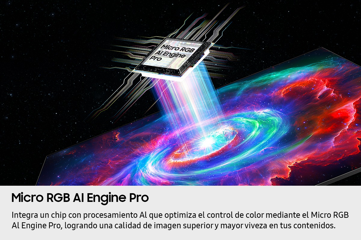 Pantalla 65” Micro RGB R95HAF Vision AI Smart TV (2026) Negro