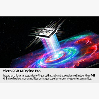 Pantalla 65” Micro RGB R95HAF Vision AI Smart TV (2026) Negro
