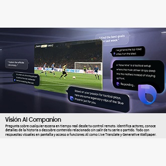 Pantalla 65” Micro RGB R95HAF Vision AI Smart TV (2026) Negro