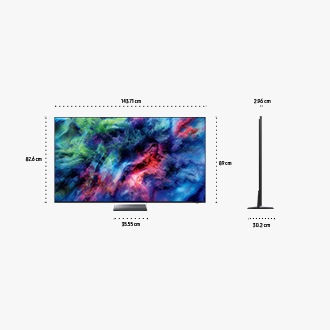 Pantalla 65” Micro RGB R95HAF Vision AI Smart TV (2026) Negro