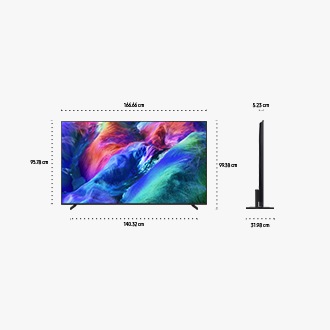Pantalla 75" Micro RGB R85HAF 4K Vision AI Smart TV (2026) Negro