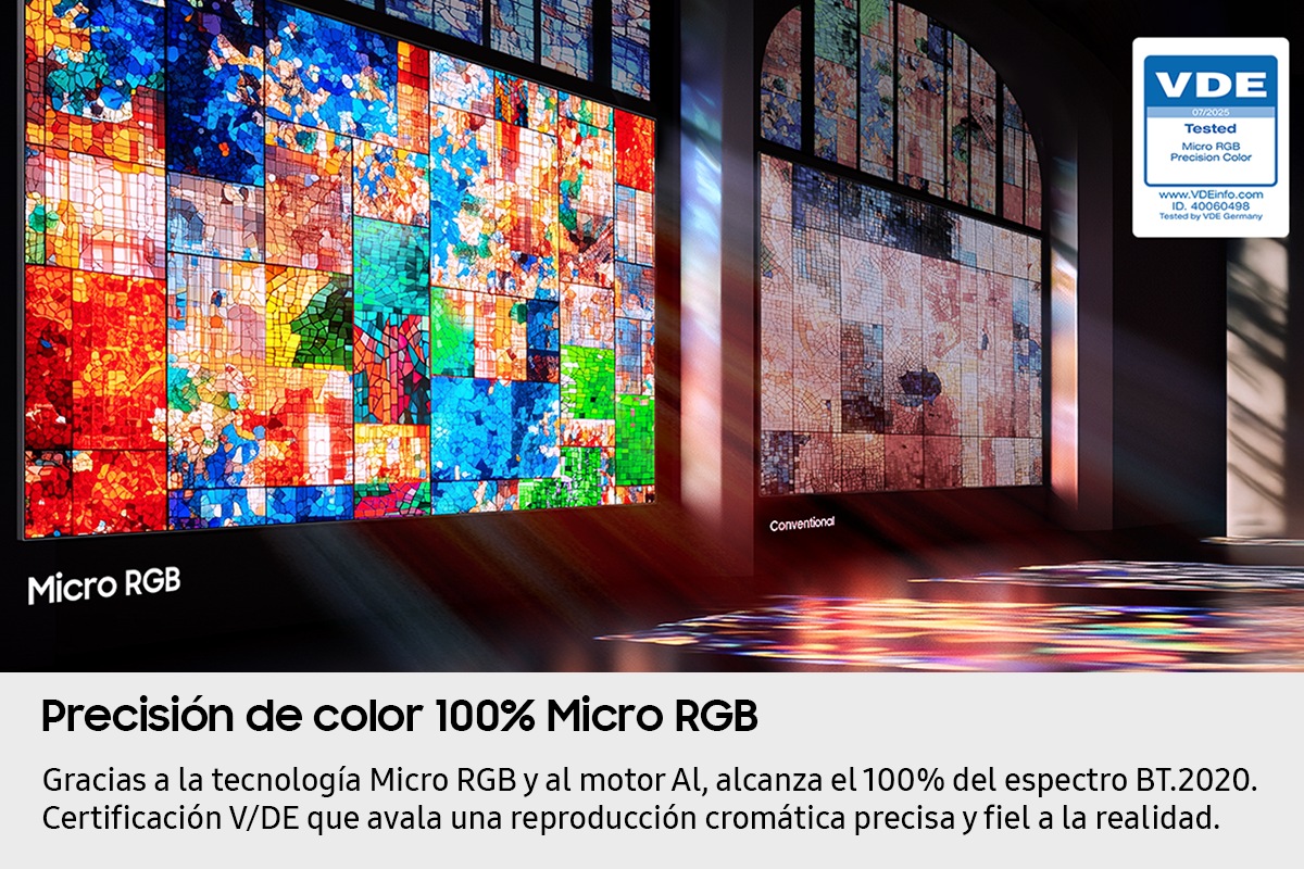 Pantalla 75" Micro RGB R95HAF Vision AI Smart TV (2026) Negro