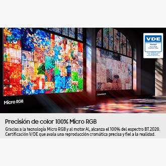 Pantalla 85" Micro RGB R95HAF Vision AI Smart TV (2026) Negro