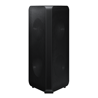 SAMSUNG MX-ST40B - Torre de sonido de alta potencia, altavoz de pie de 160  W, sonido bidireccional, batería integrada, resistente al agua IPX5, luces