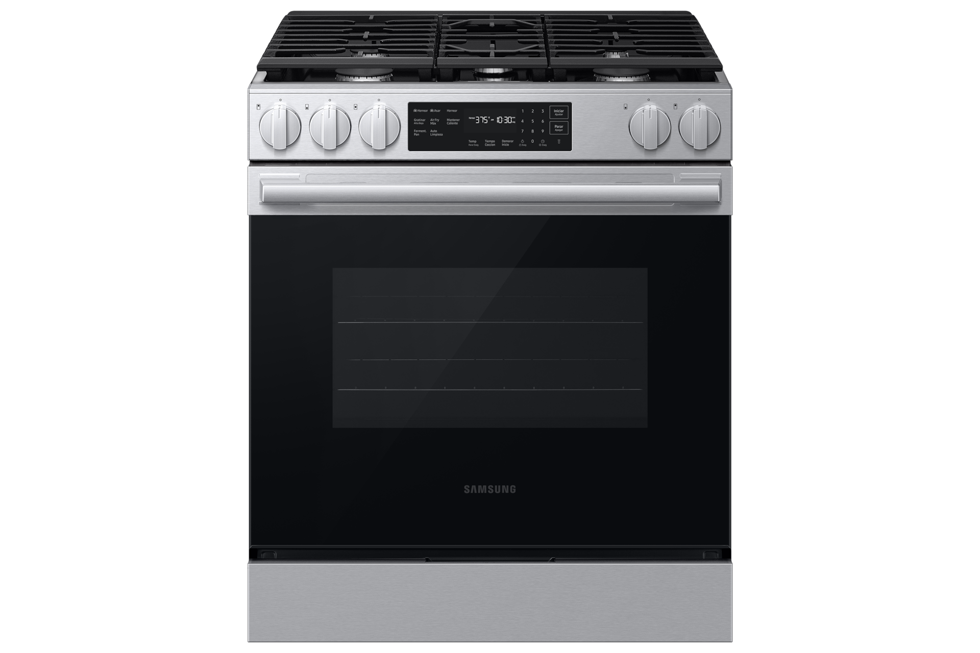 Estufa de piso Bespoke 5 quemadores Air Fry MAX, SmartThings 6.0 cu.ft.