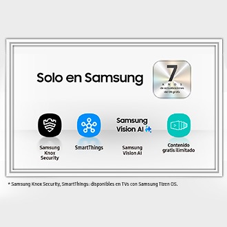 The Frame  50 pulgadas LS03FA QLED 4K, Art Mode, Vision AI, Smart TV (2025) Negro