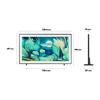 The Frame  50 pulgadas LS03FA QLED 4K, Art Mode, Vision AI, Smart TV (2025) Negro