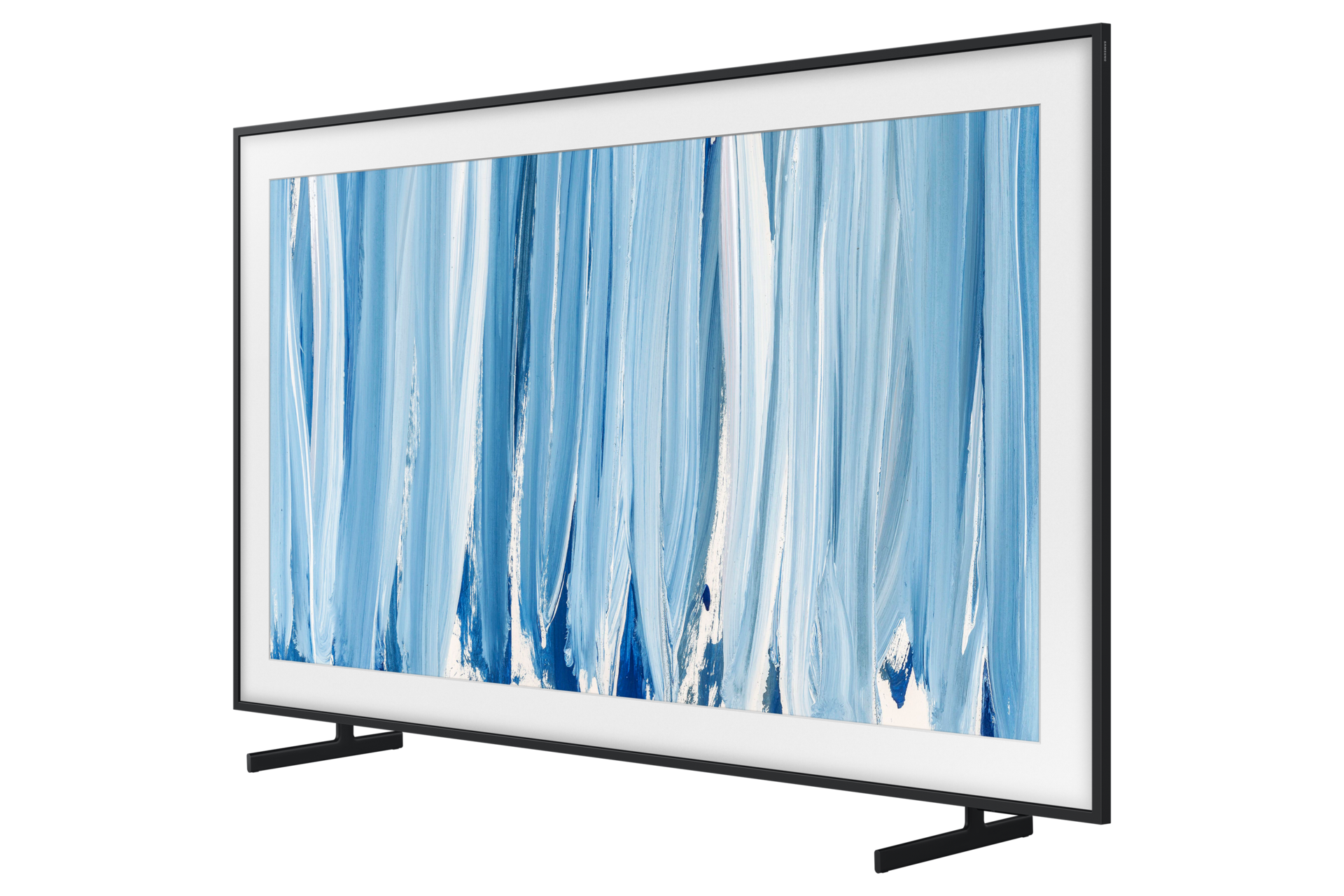 The Frame Pro LS03HW 4K Samsung Vision AI Smart TV (2026) R-Perspective2 Black Modern Frame Design with Wireleess One Connect