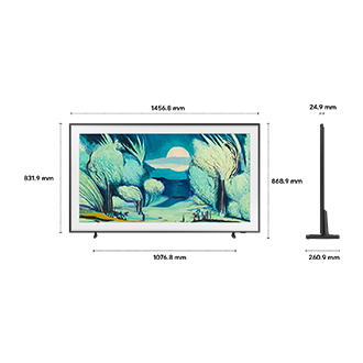 The Frame  65 pulgadas LS03FA QLED 4K, Art Mode, Vision AI, Smart TV (2025) Negro