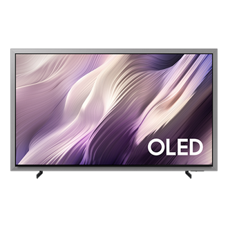 {size}" OLED S95H 4K Samsung Vision AI Smart TV (2026) Front Silver 