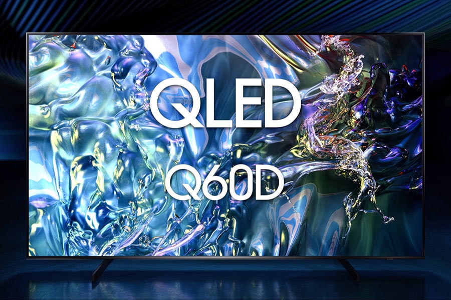 Una TV Samsung QLED Q60D.