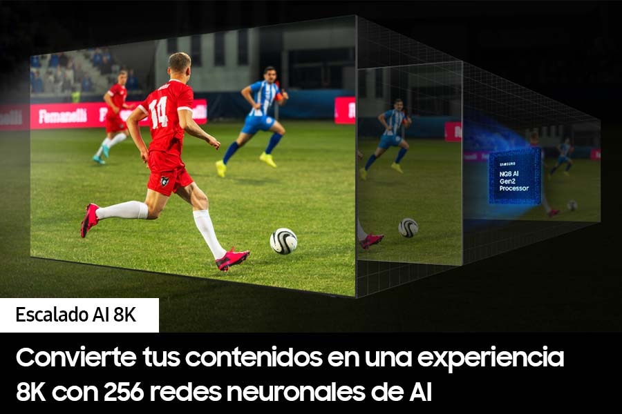 QN85QN800DFXZX Escalado AI 8K