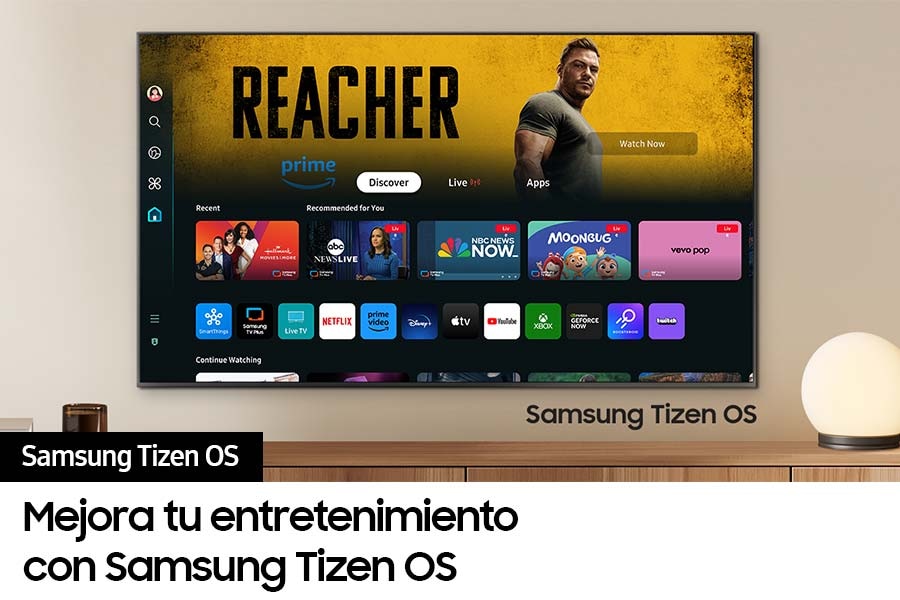 QN85QN800DFXZX Samsung Tizen OS