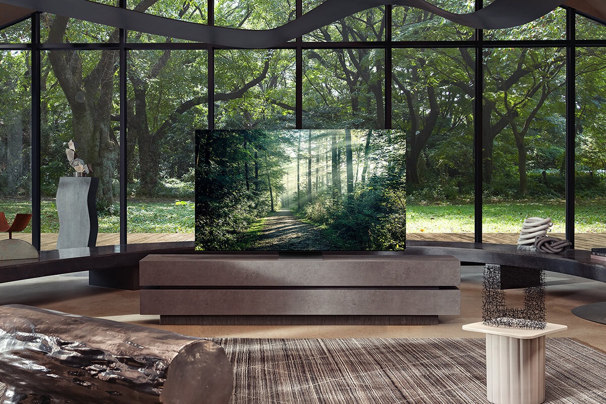 Samsung QLED 8K QN900A tiene un borde de TV al mínimo llamado Infinity Screen.