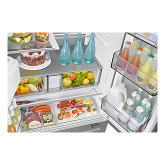 French Door Refrigerator Auto View 28.5 cu.ft Pantry-Display Silver 