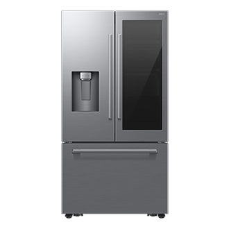 French Door Refrigerator Auto View 28.5 cu.ft Front Silver 