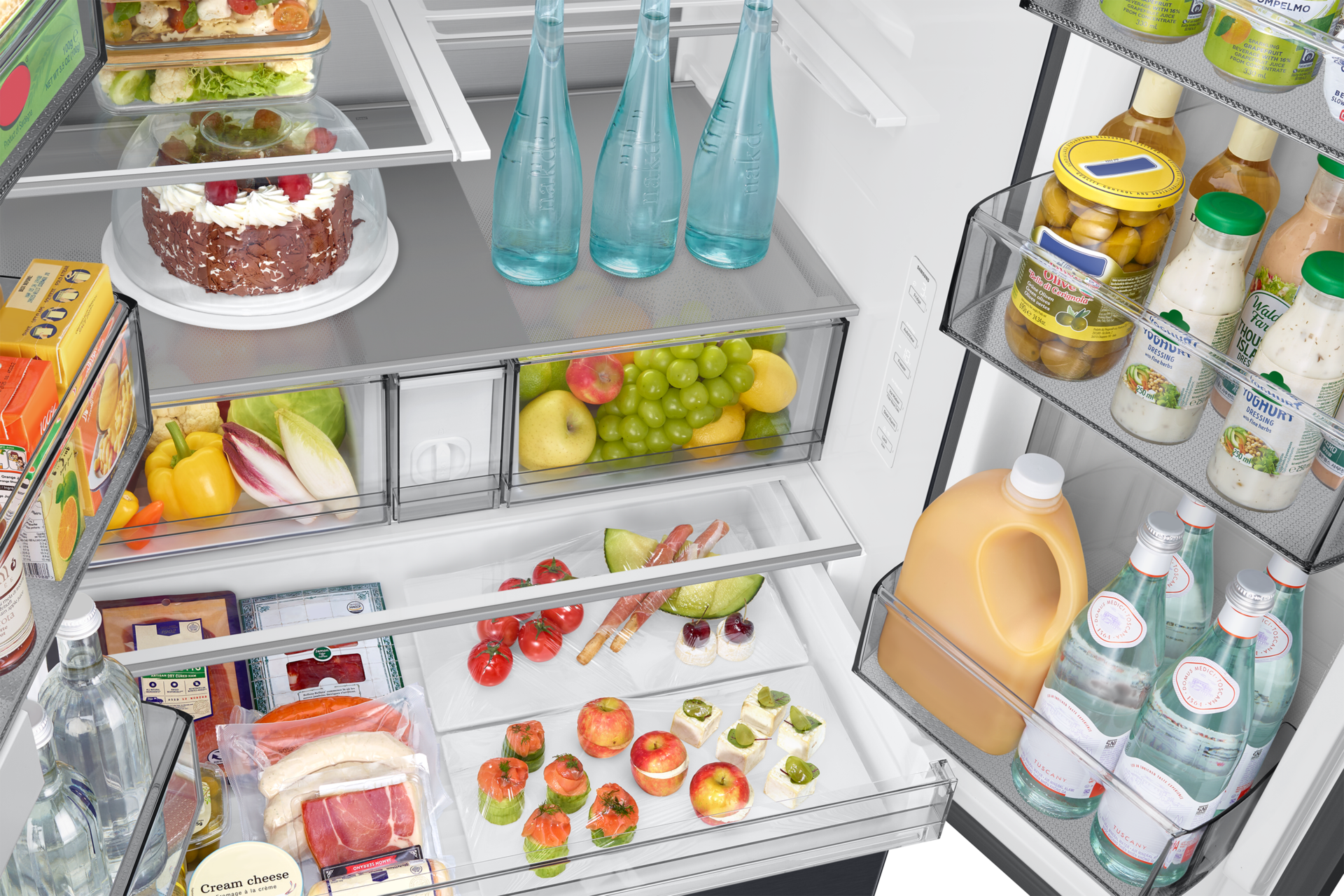 FDR Refrigeraotr RF80H36_RF80H30JDTEM Auto View 836L Pantry-Display Black 