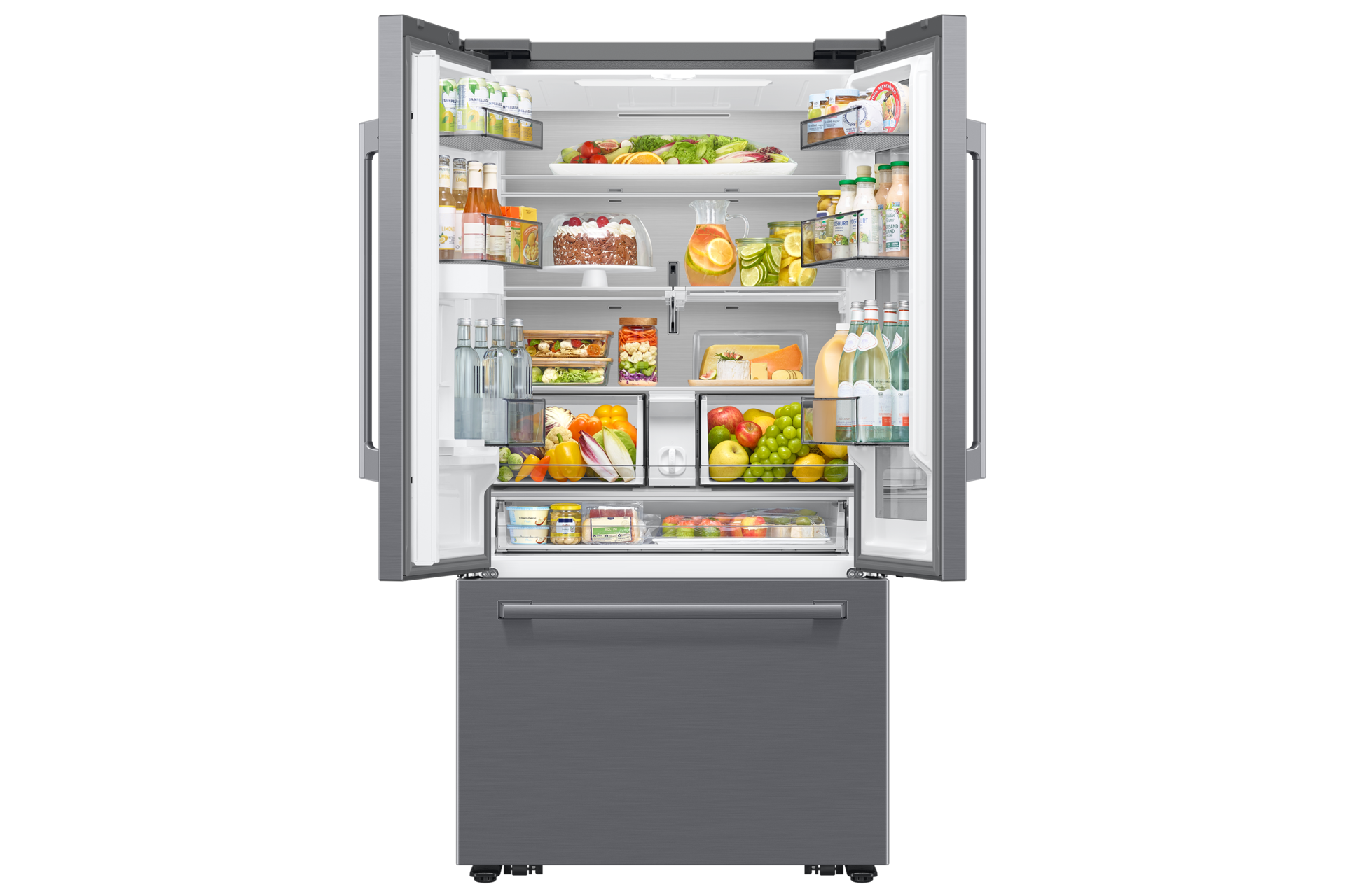 FDR Refrigeraotr RF80H36_RF80H30JDTEM Auto View 836L Front-Open-With-Food Silver 