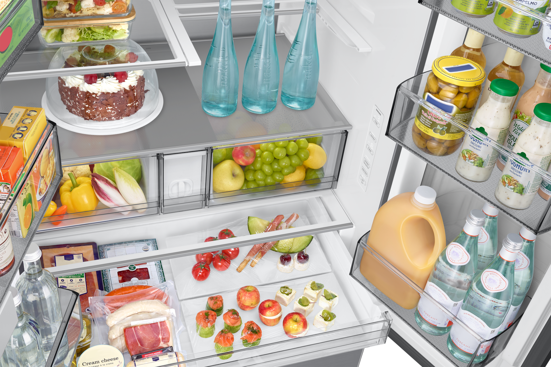 FDR Refrigeraotr RF80H36_RF80H30JDTEM Auto View 836L Pantry-Display Silver 