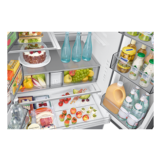 FDR Refrigeraotr RF80H36_RF80H30JDTEM Auto View 836L Pantry-Display Silver 