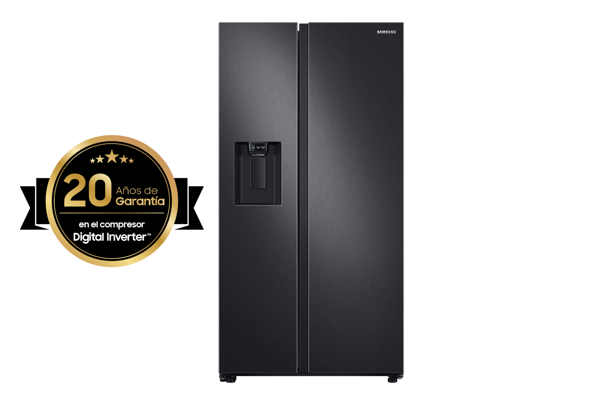 Refrigerador Side by Side 27 cu.ft. con despachador de agua y hielo