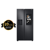 Refrigerador Side By Side 27 pies con Pantalla Family Hub,  Negro