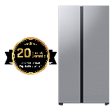 Refrigerador BESPOKE AI Side by Side 28 pies cúbicos, Acero Inox