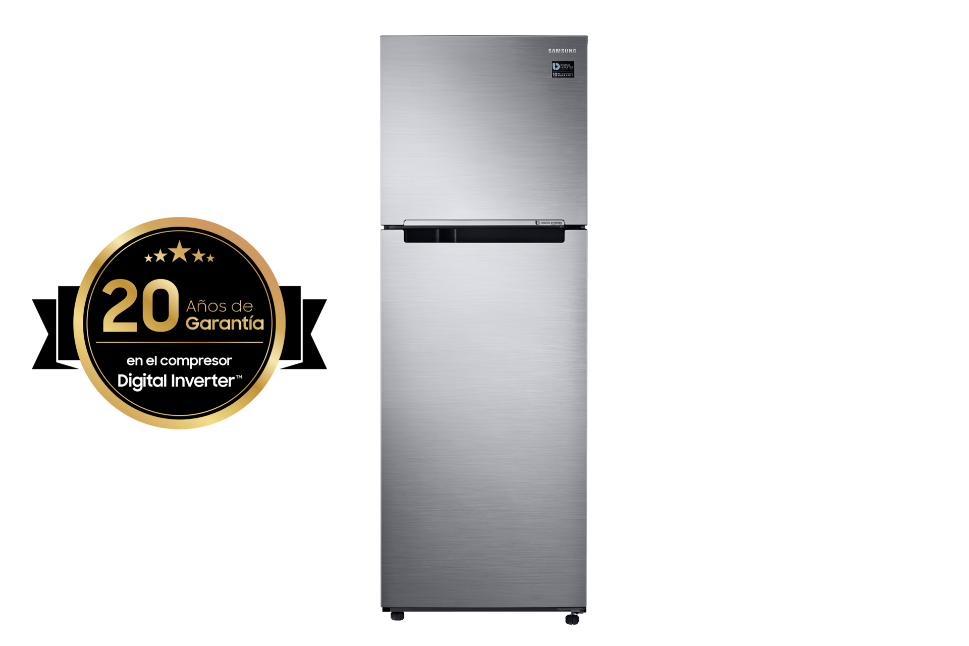 Refrigerador Top Mount 12 pies ACERO Samsung México