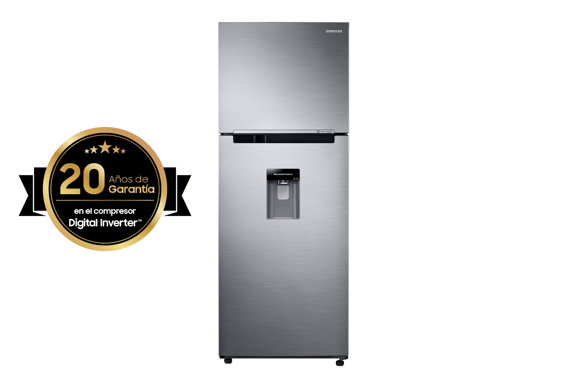 Refrigerador Samsung RT38A571JS9 14′ con despachador de agua – Contino