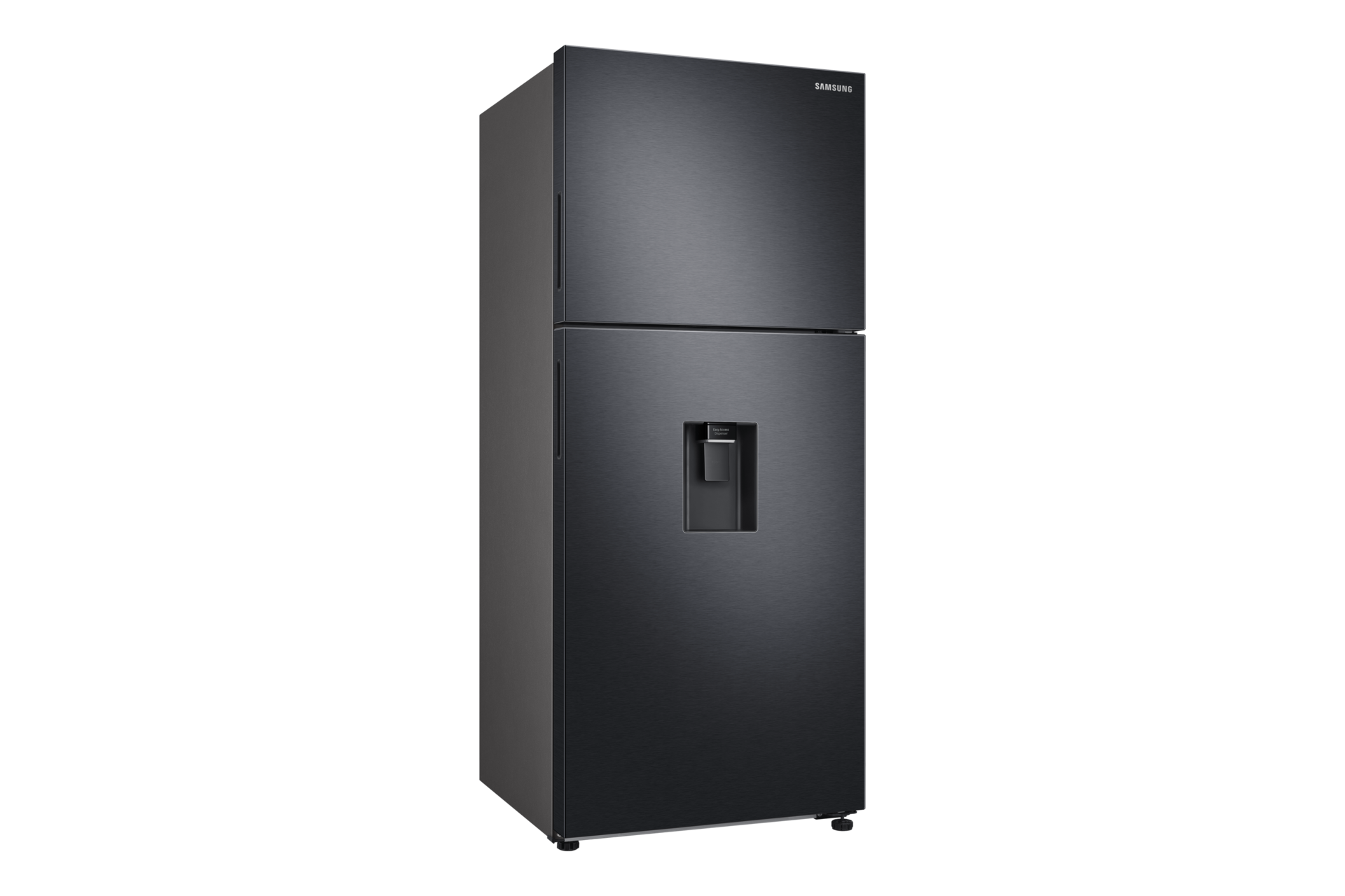 Top Mount Freezer Refrigerator AI Energy Mode 490L L-Perspective Black 