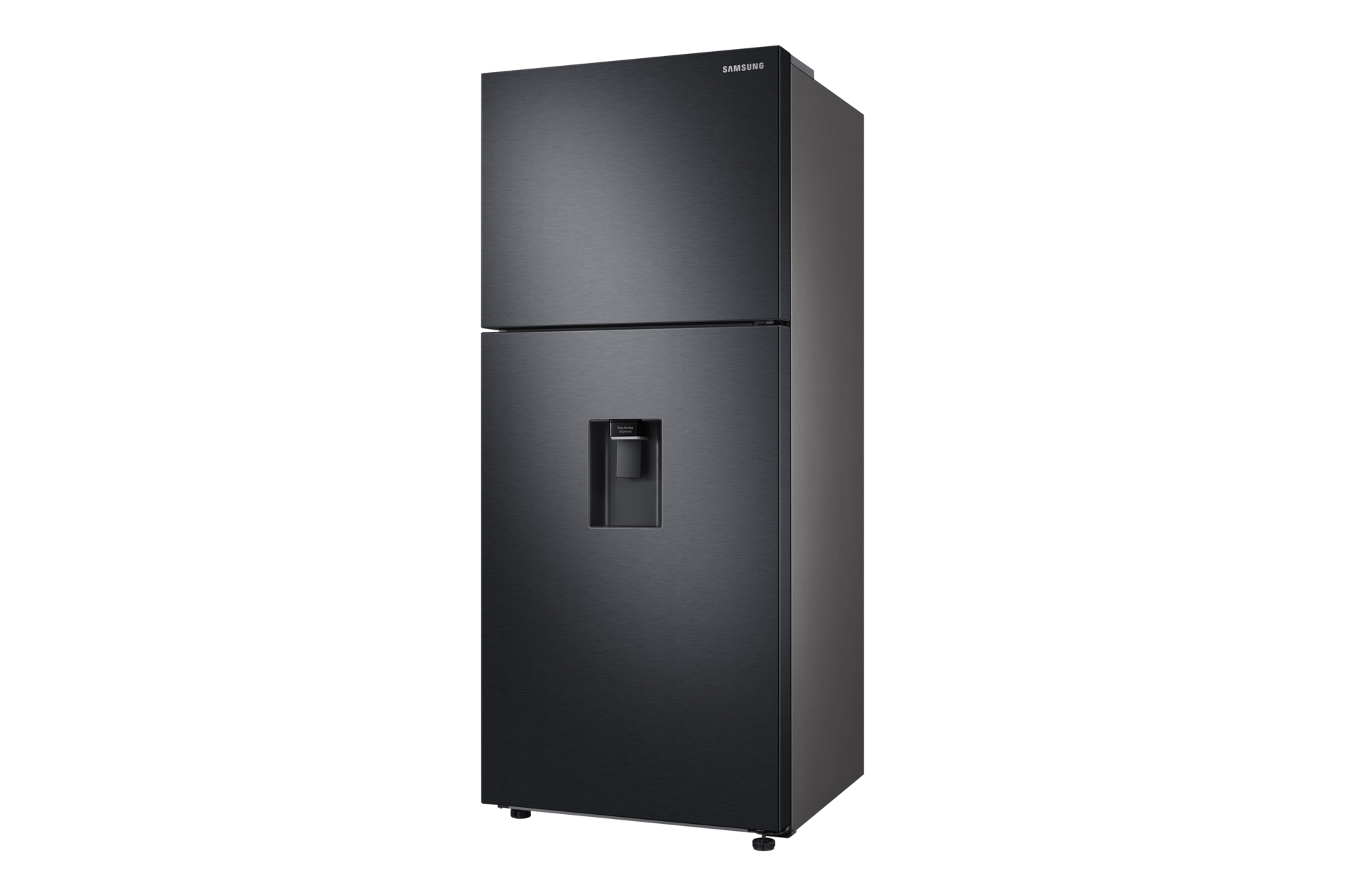 Top Mount Freezer Refrigerator AI Energy Mode 490L R-Perspective Black 