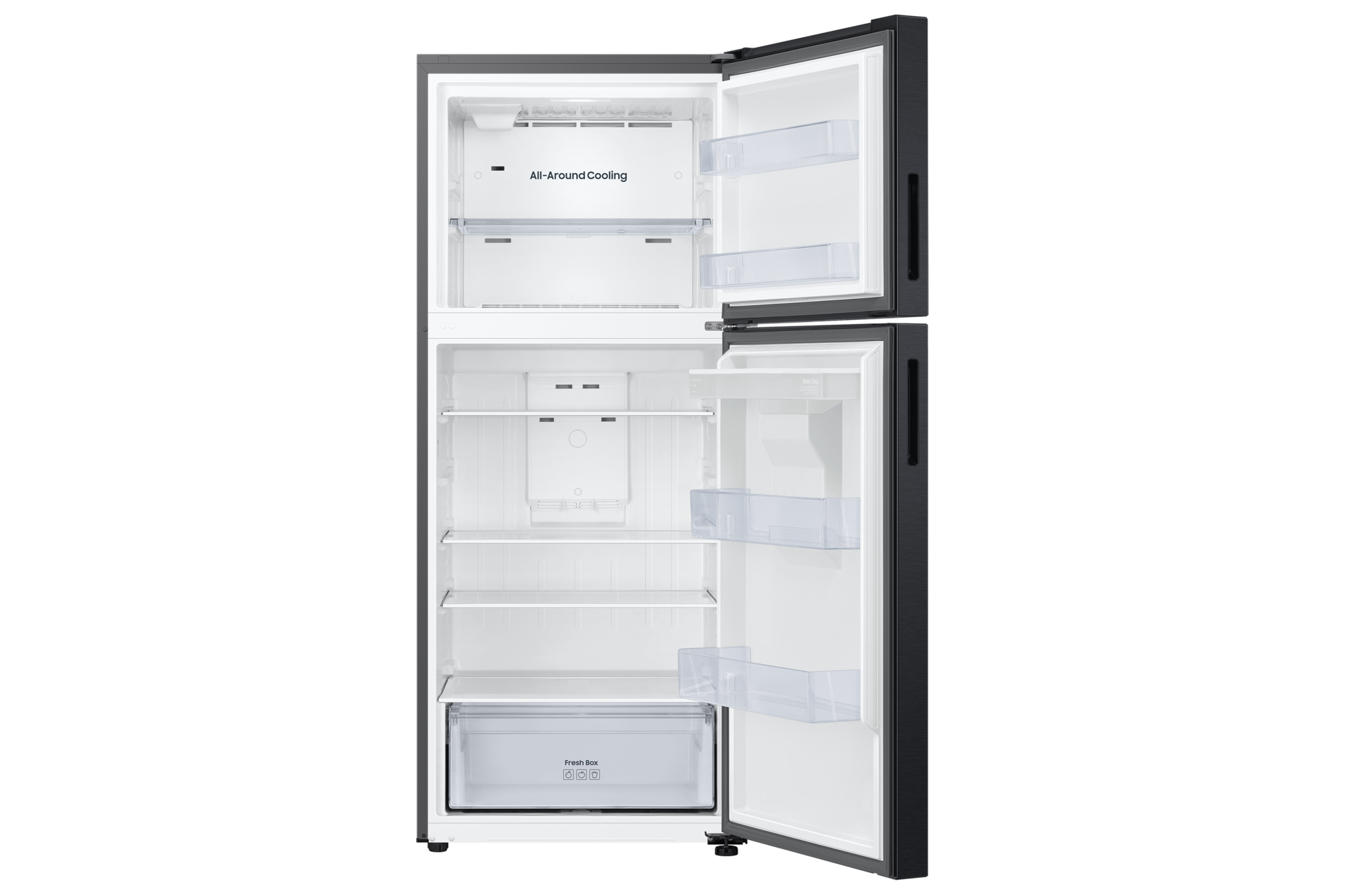 Top Mount Freezer Refrigerator AI Energy Mode 490L Front-Open Black 