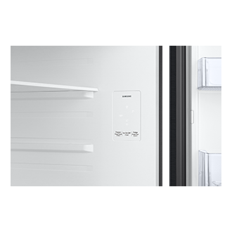 Top Mount Freezer Refrigerator AI Energy Mode 490L Detail-Internal-Display Black 
