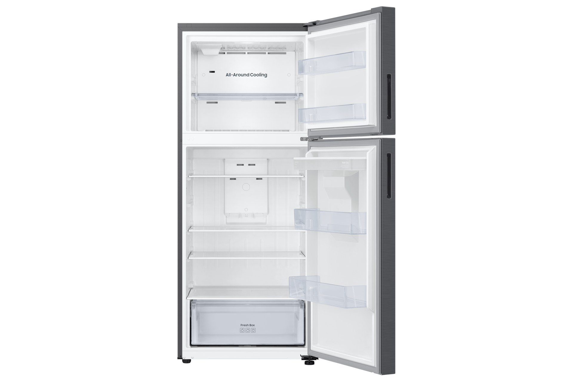 Top Mount Freezer Refrigerator AI Energy Mode 490L Front-Open Silver 