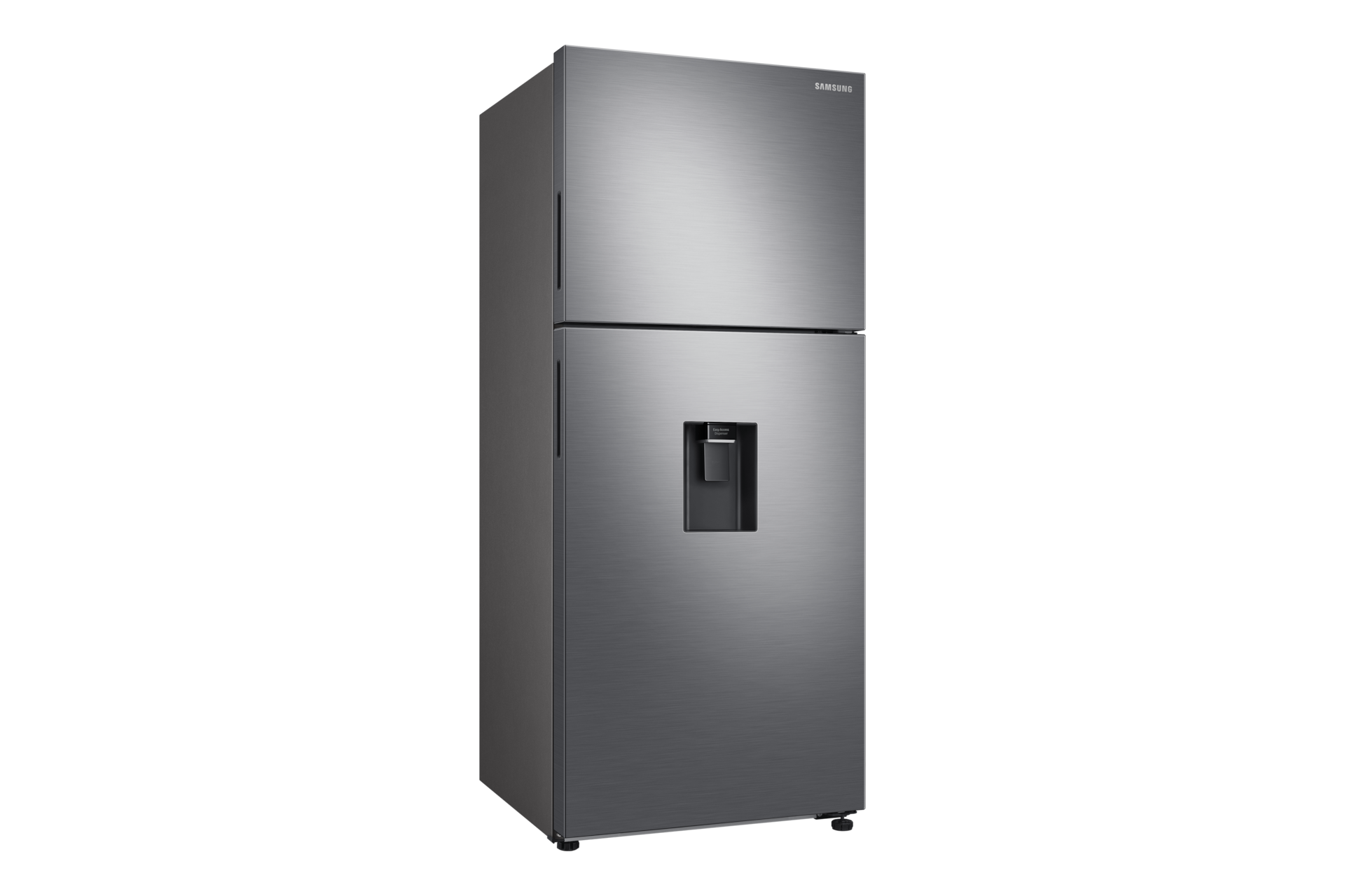 Top Mount Freezer Refrigerator AI Energy Mode 490L L-Perspective Silver 