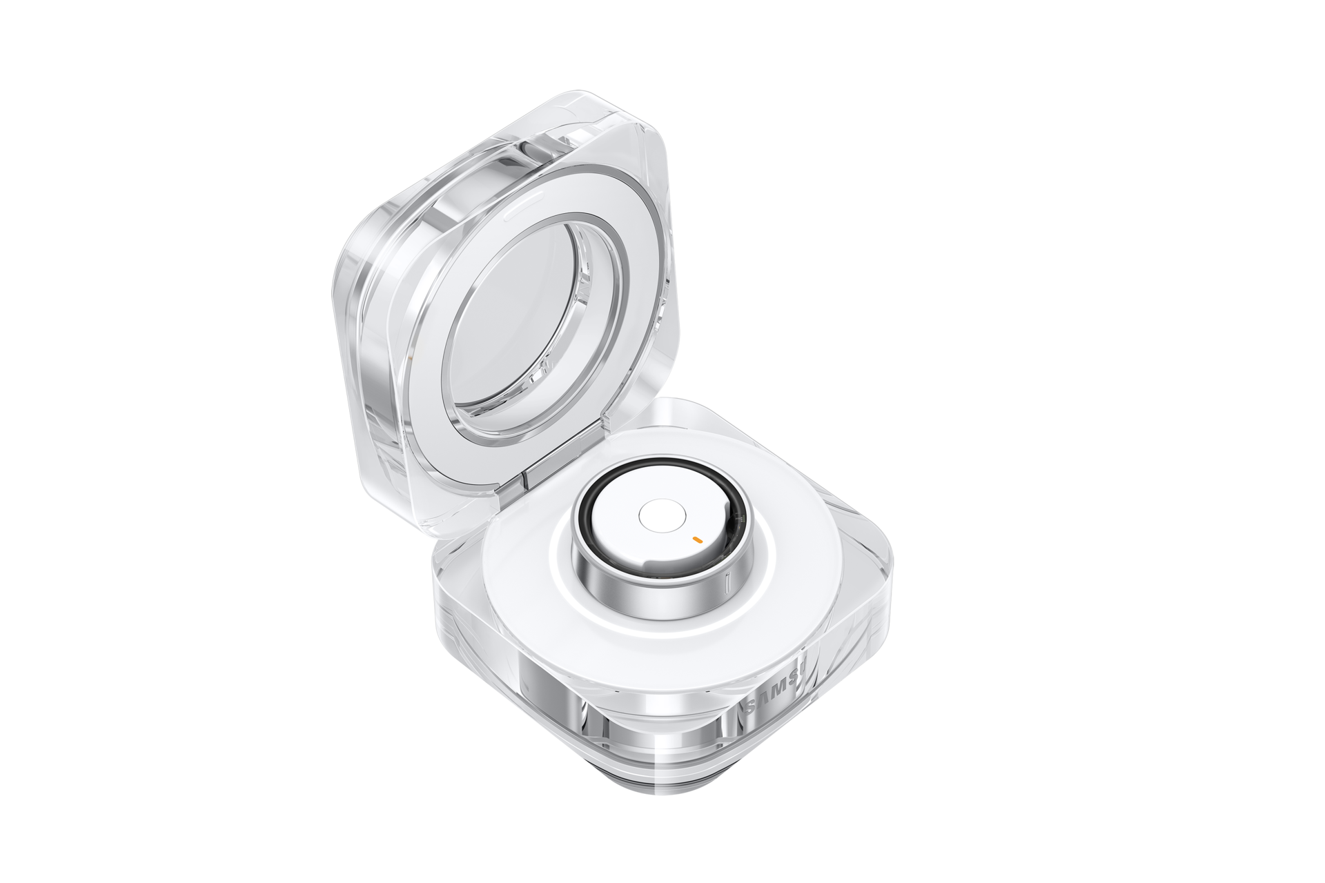 charging-case-opened-w--ring Titanium Silver