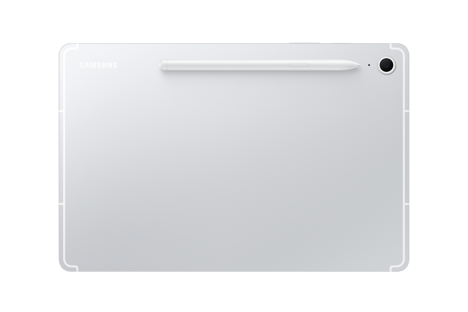 Galaxy Tab S10 FE Back-with-S-Pen Silver 