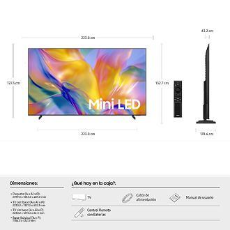 100" Mini LED M90H 4K Samsung Vision AI Smart TV (2026) Graphite