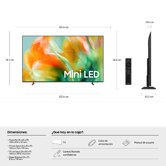 Pantalla 55" Mini Led M80HAF 4K Vision AI Smart TV (2026) Negro