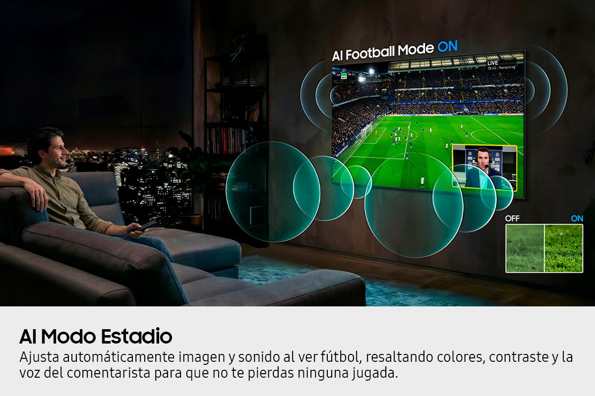 85" Mini Led M80HAF 4K Vision AI Smart TV (2026) Negro