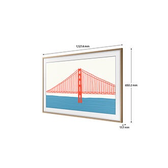 Dimensiones de marco Samsung Customizable Frame VG-SCFA.