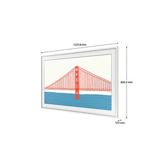 Dimensiones de marco Samsung Customizable Frame VG-SCFA.