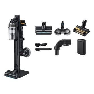 Jet 95S Stick Vacuum Cleaner with the Slim LED Brush Front Soapstone Charcoal 