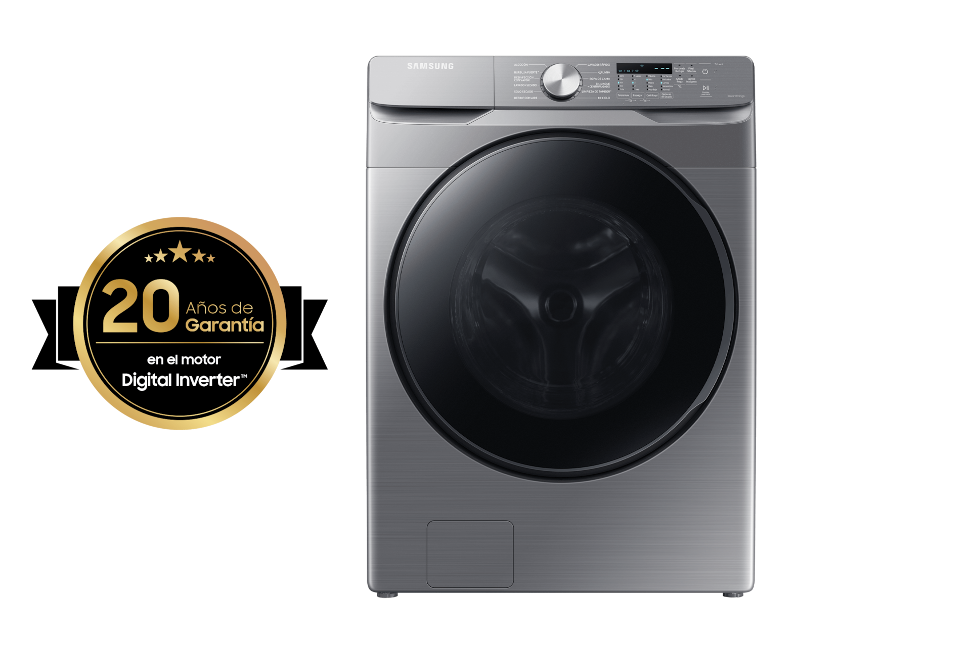 SAMSUNG Lavadora-Secadora Samsung 18/10 kg con SmartThings, WD18T6000GP/ZS