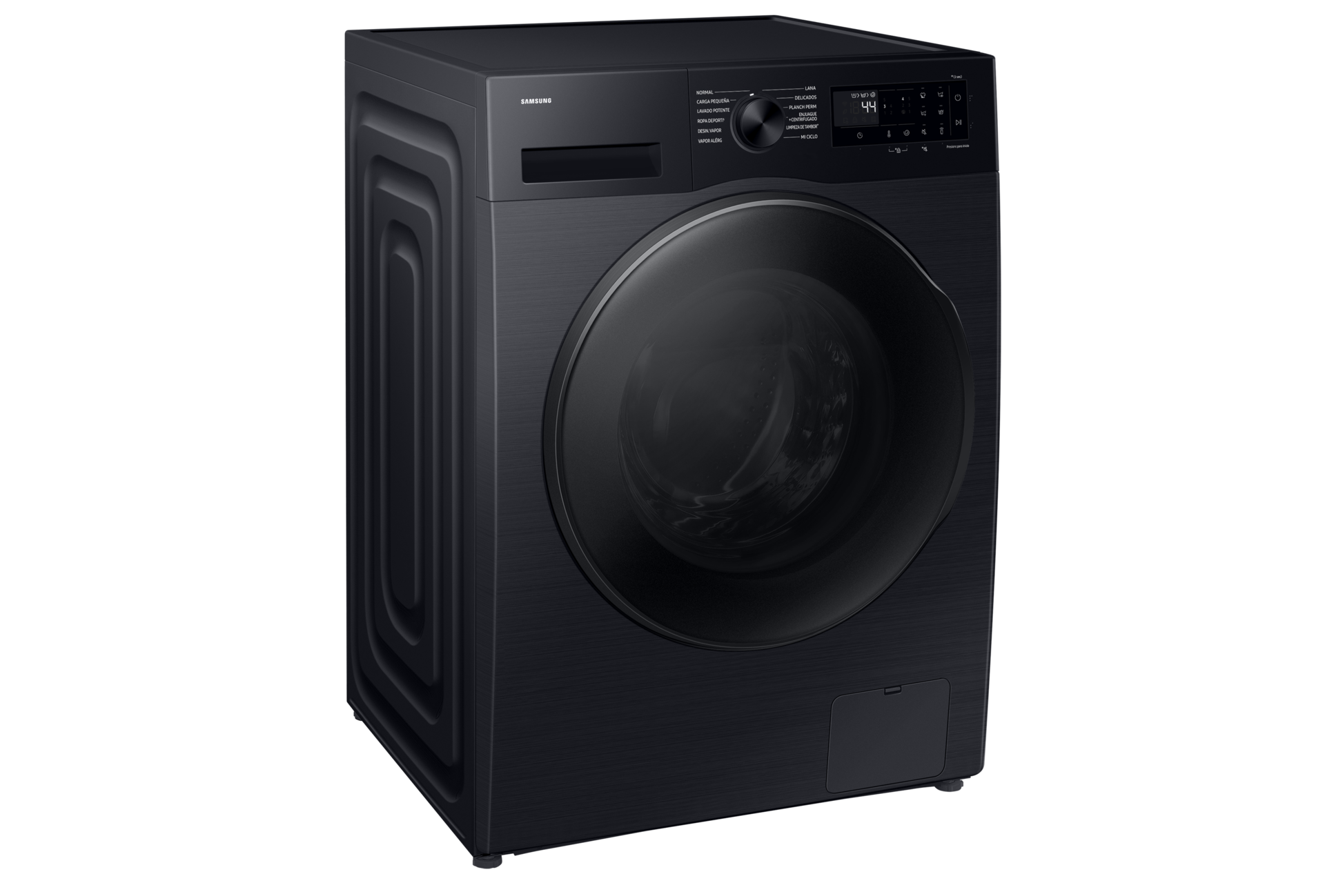 Laundry 13 kg with AI Energy Mode and Super Speed, Black L-Perspective Black 